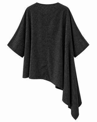 Cleo Asymmetric  Jacket - Dark Navy