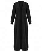 Nevaya Longline cardigan - Black