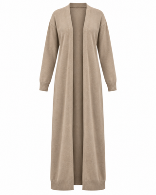 Nevaya Longline cardigan - Taupe