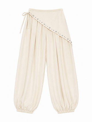 Wren Balloon Leg Trouser Beige
