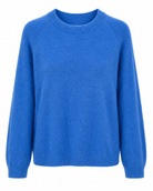 Alina Alpaca Knit Jumper-  Blue