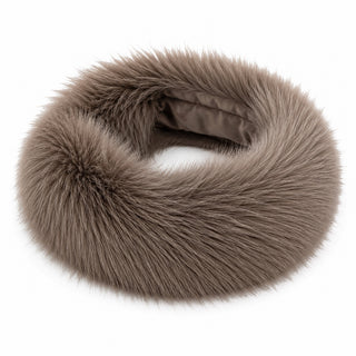 Fur Headband - Taupe