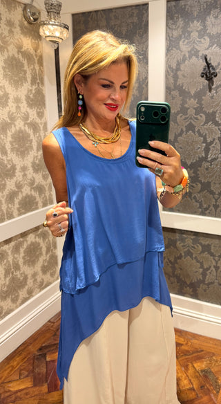 Chloe Layered -Cobalt Blue