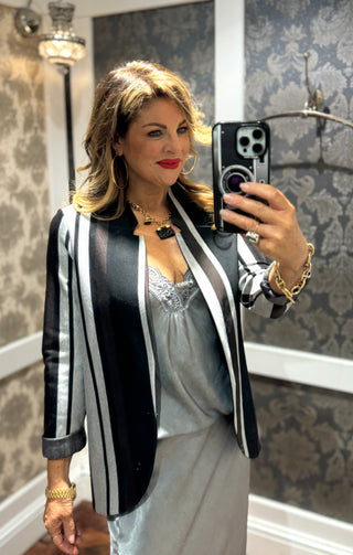Shyla Stripe Blazer - Multi