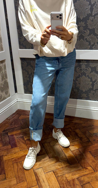 Aymen Galleon Mos Mosh Jean- Summer Blue