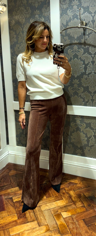 Fjord Flare Pant - Brown