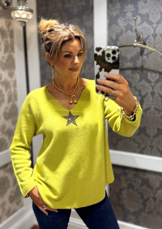 Tanquer Star Knit - Lime