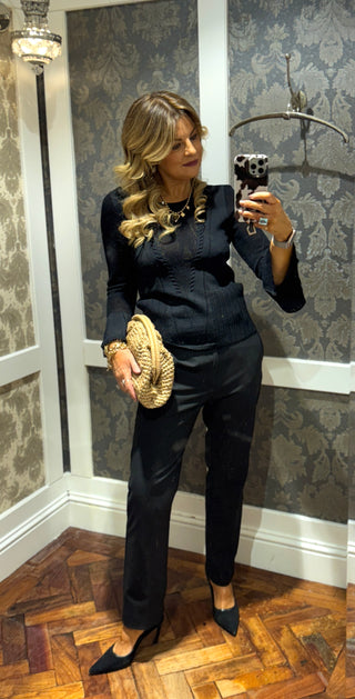 Nora Estelle Pant - Black