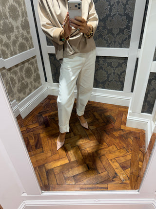 Aymen Melo Jean by Mos Mosh - Winter White