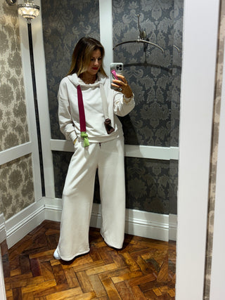 Latifa 2 piece Winter White Co-ord