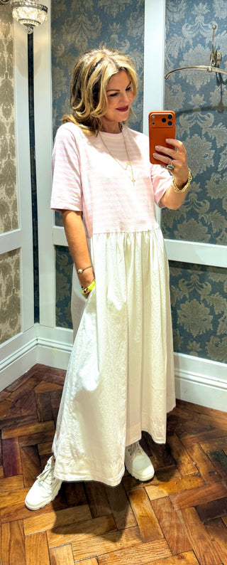 Betty Breeze Cotton Dress - Blush