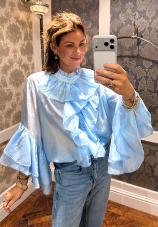 The Cloud Ruffle blouse