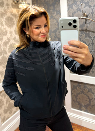 Cyra by Nu Racer Zip up Jacker Black