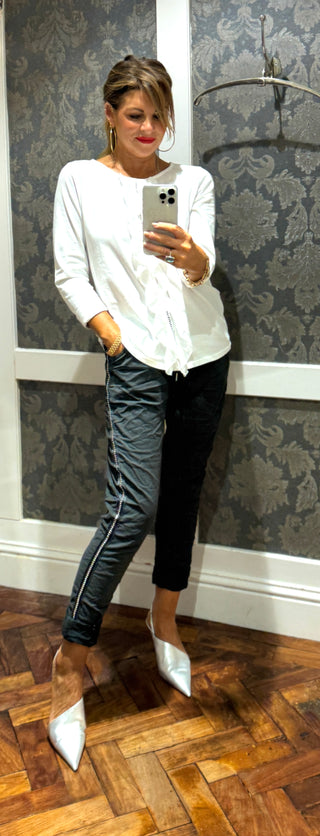 Magic Pant Stud - Charcoal Grey