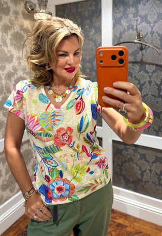 Cassandra Tee V Neck