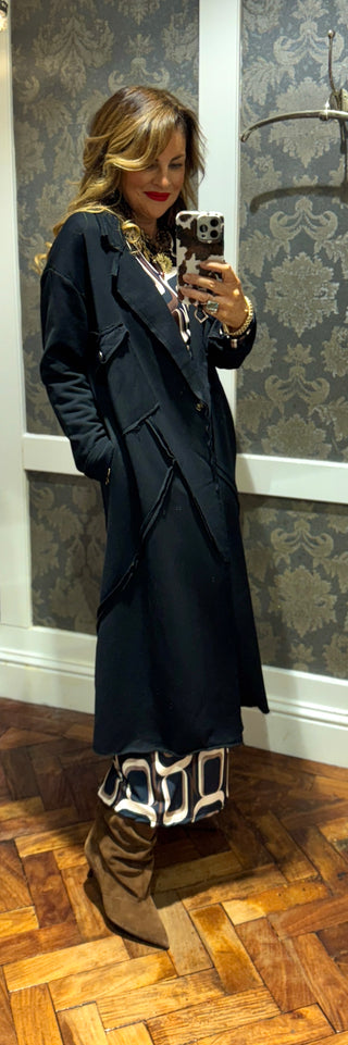 Justine Jersey Black- Jacket