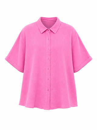 Pollyanna Cotton Short Set - Pink