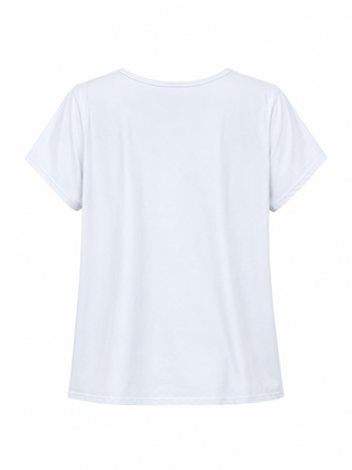 Ibiza Cotton T-shirt -  White