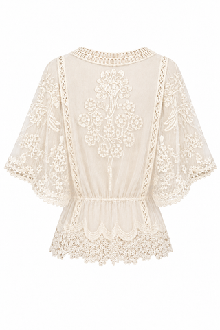 Lautrec Lace Top - Cream