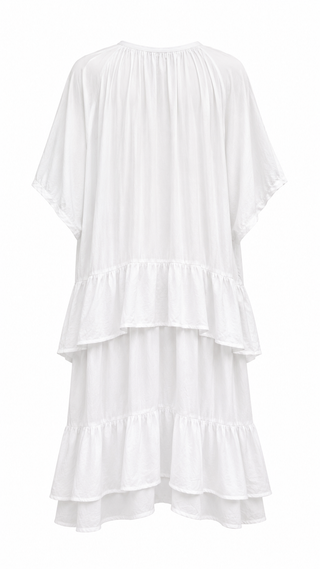Eden Tiered Dress - Soft White