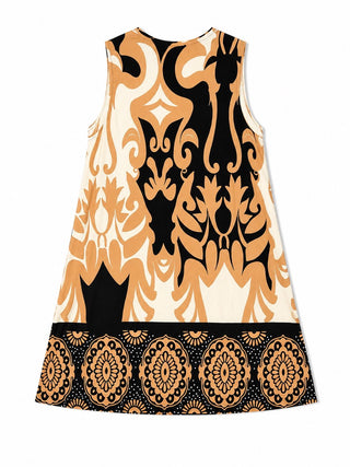 Mareisha Sleeveless Tan / Black