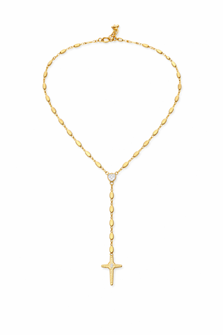 Cross Diamanté Necklace