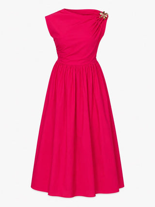 Isabella Dress - Raspberry