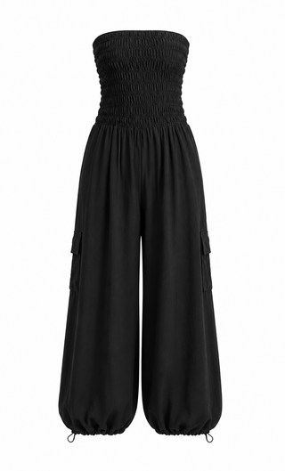 Colette Strapless Jumpsuit- Black **PRE-ORDER EST DESPATCH 30 JUNE**