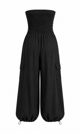 Colette Strapless Jumpsuit- Black **PRE-ORDER EST DESPATCH 30 JUNE**