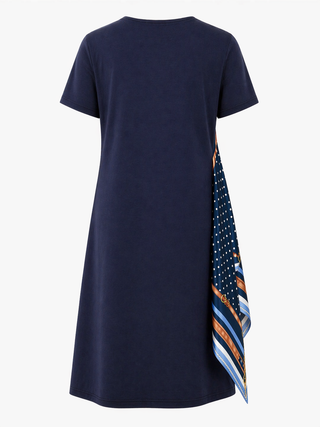 Dalilly Scarf Dress - Navy