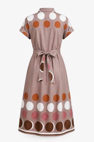 Mocha Dotty Dress