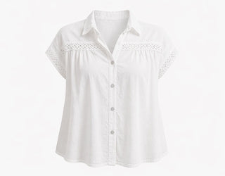 Clemente Cotton Blouse - White