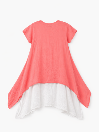 Ophelia 2 Piece Dress - Coral
