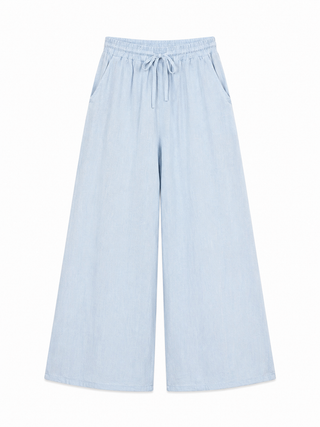 Leni Linen Trouser Baby Blue