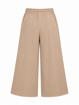 Leni Linen Trouser - Tan