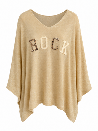 Rock Lurex Knit- Gold