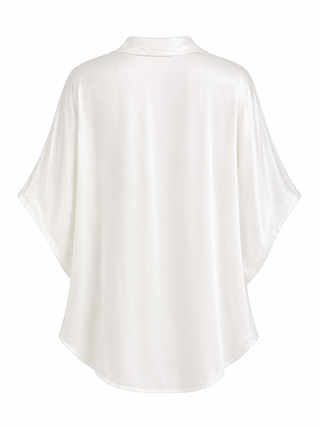 Amber V Blouse - White
