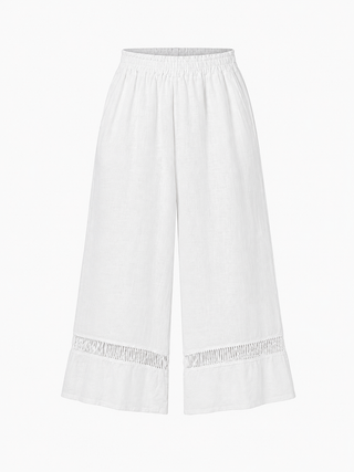 Solana Linen Suit - White