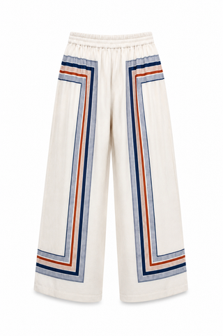 Stevie Geometric Suit - Cream