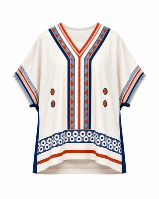 Stevie Geometric Suit - Cream