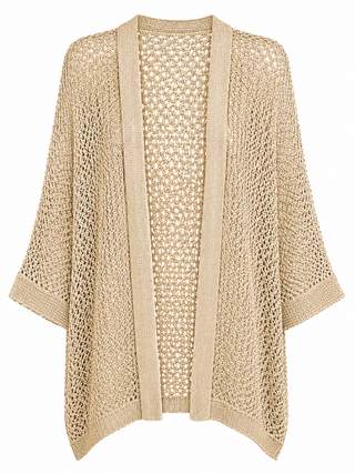 Emma Star Back Cardigan -Gold