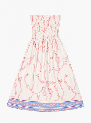 Mischief Silk Bandeau Dress