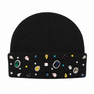 Gemstone- Black- Beanie