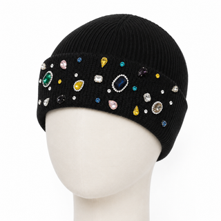 Gemstone- Black- Beanie