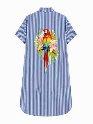 Kat Stripe Cotton Stripe Dress