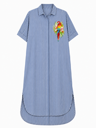 Kat Stripe Cotton Stripe Dress