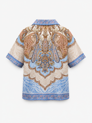 Sienna Silk Co-Ord - Blue