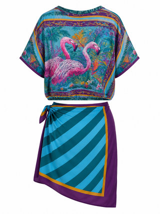 Flamingo Two-Piece Set