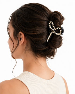 Claw Clip Chanel Inspired -Triangle