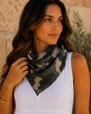 Camo Khaki Scarf